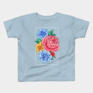 Framed Bloom Spring Kids T-Shirt